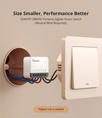 SONOFF ZBMINIR2 Extreme Zigbee Smart Switch Remote Control eWeLink ZBBridge-U