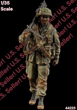 1/35 Resin Figure Vietnam War US Infantry M60 MG Gunner Walking Model Kit 44223