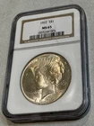 1922 Peace Dollar MS 65 NGC Philadelphia Silver dollar