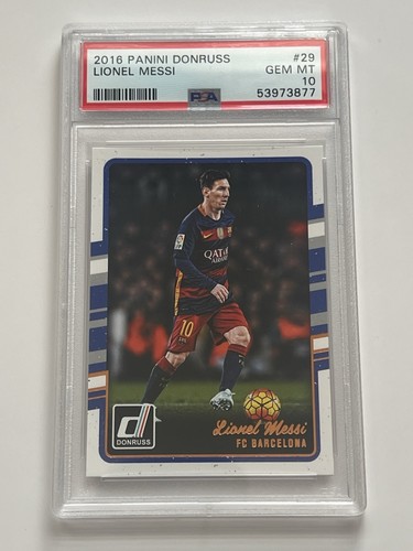 2016-17 Panini Donruss - Lionel Messi #29 PSA 10 GOAT 💯🙌