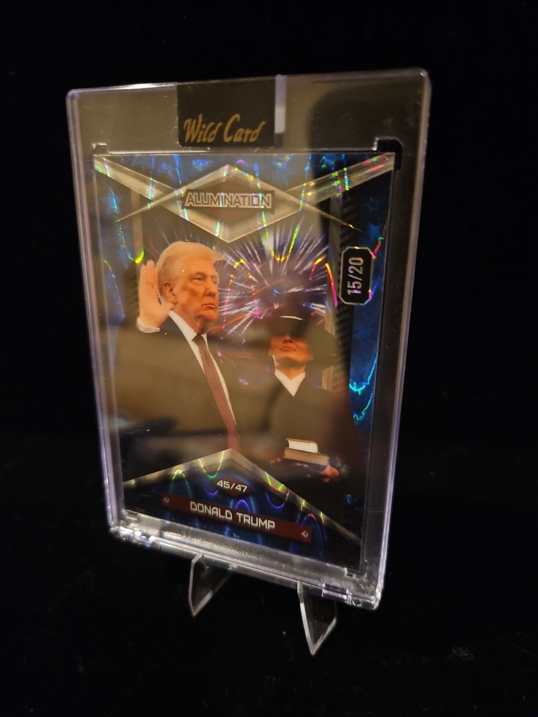 Wild Card 2025 Alumination Donald J. Trump With Melania Trump Inauguration 15/20