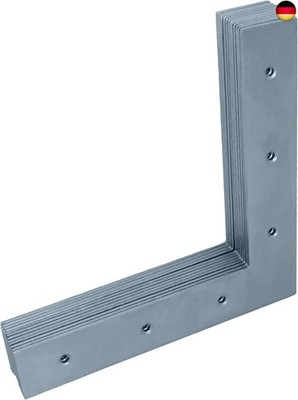 HELPMATE ? 12 Stück Flachwinkel 160x160x30mm ? Holzverbinder galvanisch 