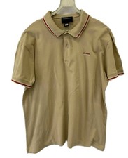 Roberto Cavalli Class Polo Shirt Beige XXL Men s Short Sleeve Casual 85
