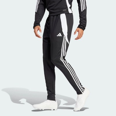 Adidas Men Tiro 24 Training Pants Size Small Black / White AEROREADY Brand New
