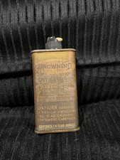 Vtg Browning Ultra-Fine Gun Oil Tin Can Oiler...