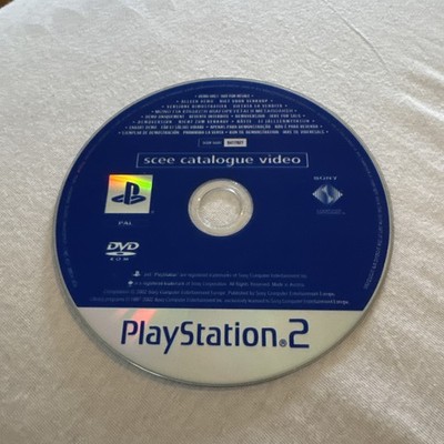 SCEE CATALOGUE VIDEO DEMO PS2 PLAYSTATION 2 aus privater Sammlung.