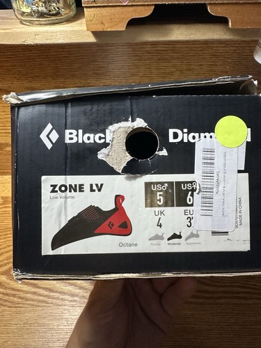 Black Diamond Men's Zone Lv Climbing Shoes Size Men’s Size 5 Women’s Size 6 - Picture 8 of 8