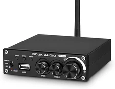 M1 PRO 320W Bluetooth Power Amplifier, 2 Channel Audio Amp, Wireless Receiver, f