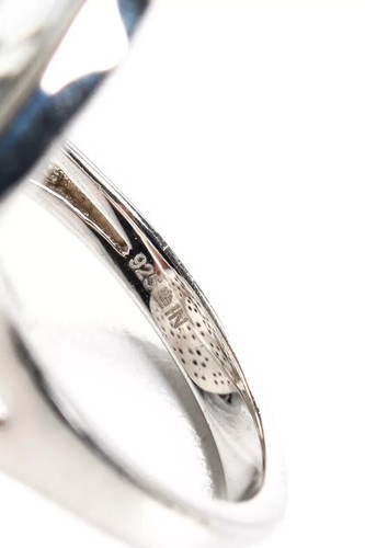 Rarities Sterling Silver Multi Sapphire, Gemstone Animal See-Through Ring Size 8 - Picture 5 of 8