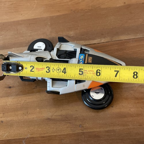 1997 Bandai Power Rangers In Space Silver Galaxy Glider Cycle Motorcycle Bike - Picture 6 of 6
