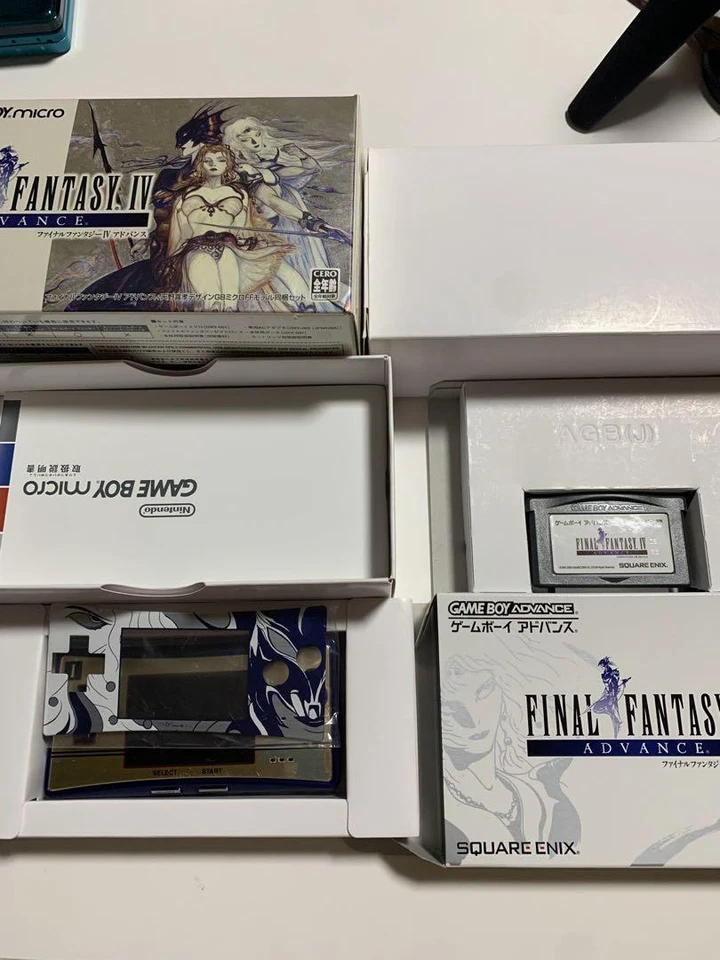 Final Fantasy IV Advance + Amano Yoshitaka Design Game Boy Micro Bundle - Used - Image 4 of 4