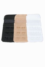 Nortexx Bra Extenders Easy Fit No Sewing Expand Adjuster Hook Eye Clip 3 Colour