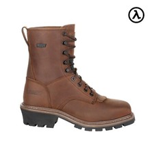 ROCKY SQUARE TOE LOGGER WATERPROOF WORK BOOTS RKK0276 - ALL SIZES - NEW