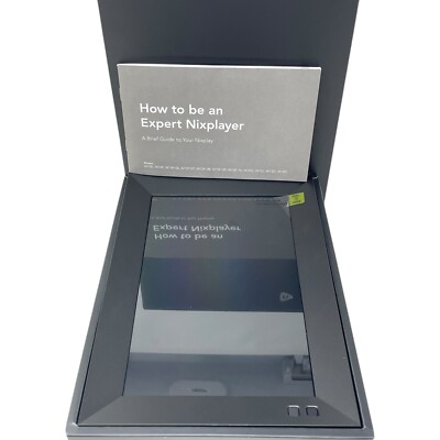 Nixplay W10J 10.1'' Smart Digital Photo Frame with Wi-Fi Black New Box