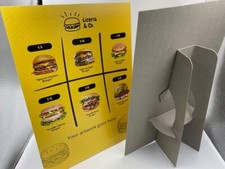 Display Poster Board Stand Table Top Counter Stand