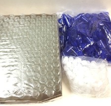 144 Bottles Plain 1/3 oz 10ml Clear Glass Roll on W/BLUE Cap  Roller