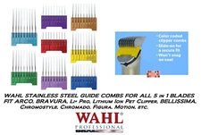 WAHL STAINLESS Steel ATTACHMENT GUIDE COMB For BRAVURA,ARCO 5 in 1 Blade Clipper