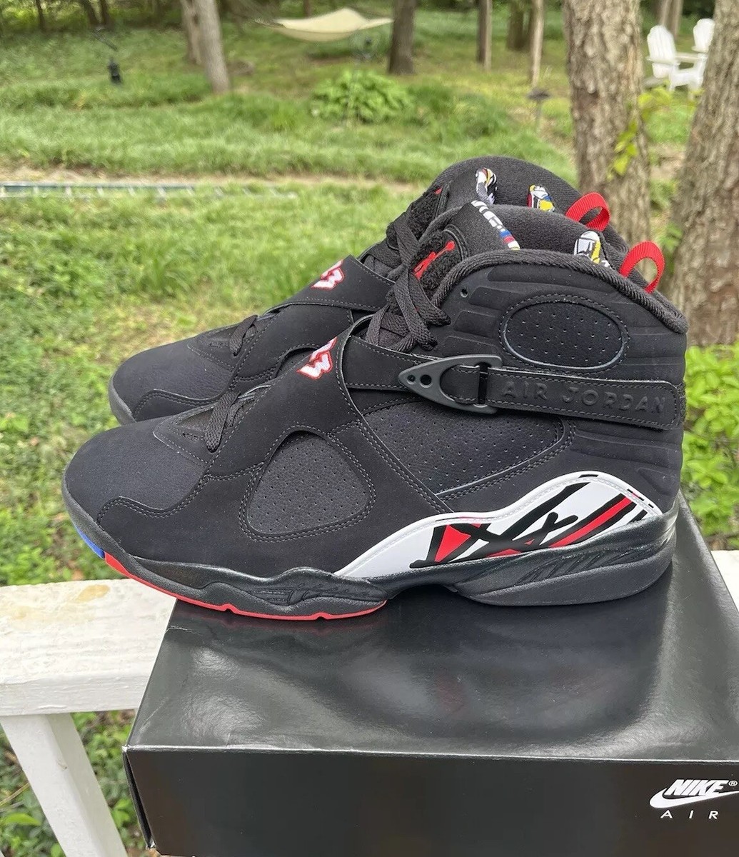 Air Jordan 8 Retro Playoffs 2023 Men's DS Size 10 Black True Red