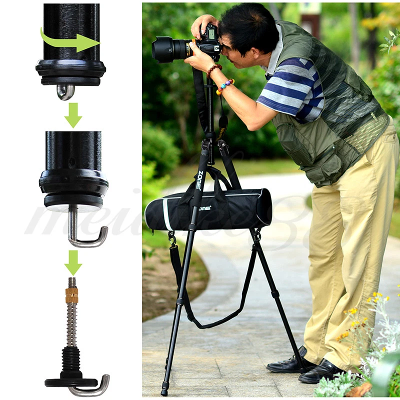 Z818 Professional Portable Aluminium Tripod Monopod&Ball Head For DSLR Camera - Image 4 of 4