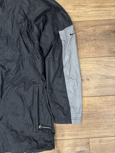 Vintage 2000’s Nike Jacket Size XL Windbreaker Swoosh Black Zip Up Y2K - Picture 4 of 10