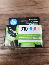 HP 910 Tri-color Ink Cartridge Cyan/Magenta/Yellow Exp. NOV26-MAR27