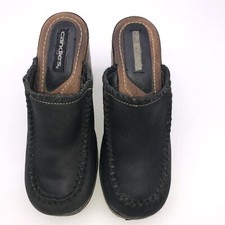 Candies Wood Platform Clogs Disco Style SZ 7.5M 80s Era Chunky Vintage Style