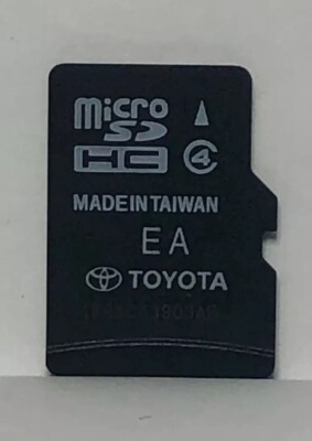 OEM Toyota Navigation Micro SD Card Map Data 86271-0E181 For 2014-2015 Models