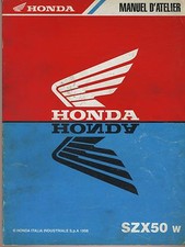 (42) REVUE TECHNIQUE MANUEL ATELIER MOTO HONDA SZX 50 w