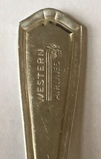 Western Airlines Vintage Souvenir Spoon Collectible