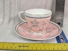 Wedgwood Pimpernel Pink Tea Cup & Saucer