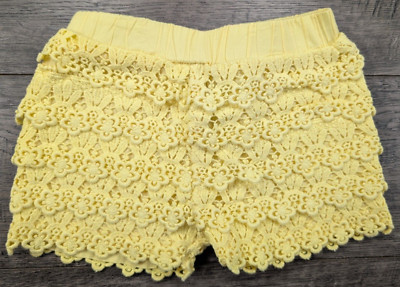Baby Girl Clothes Mayoral Chic 18 Month Yellow Crochet Shorts