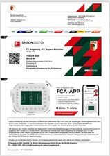 Sammlerticket FC Augsburg - FC Bayern München 27.01.2024 P@H