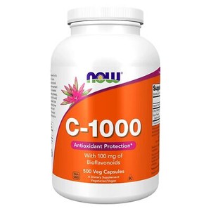 NOW FOODS Vitamine C-1000 500 Gélules