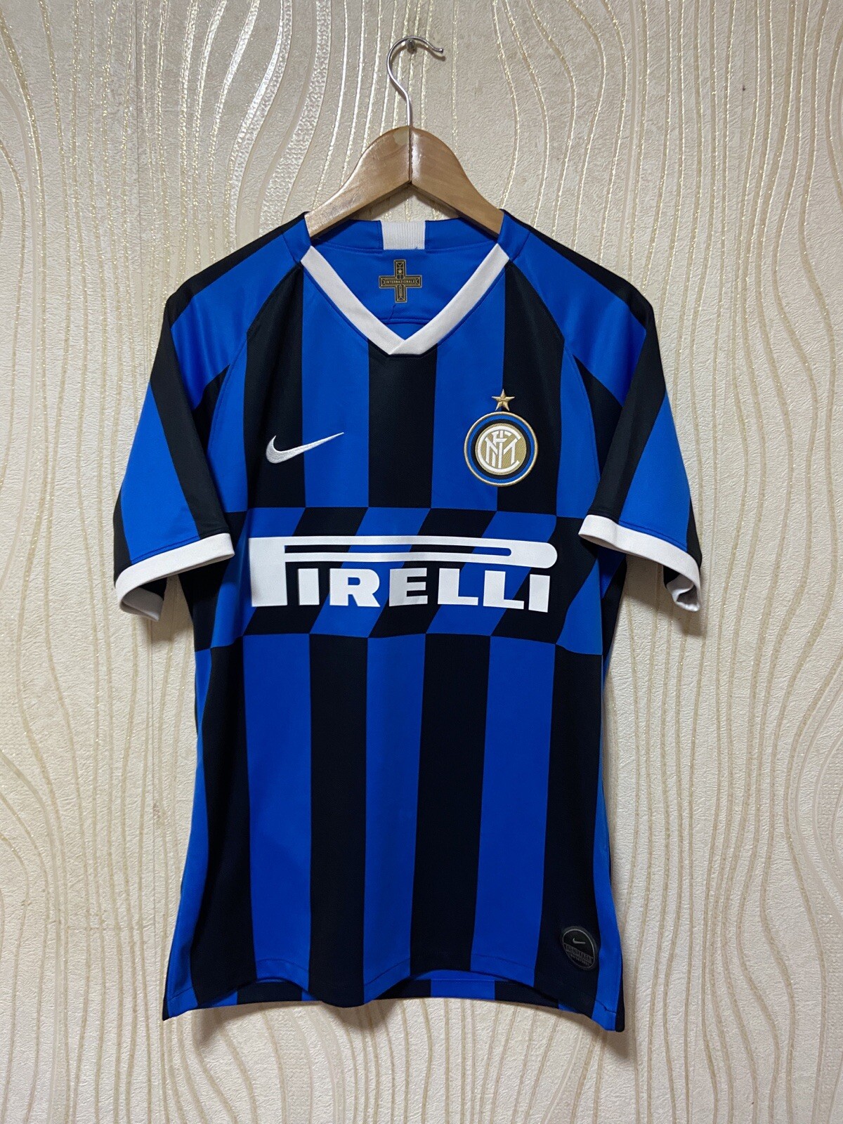 INTER MILAN 2019 2020 HOME FOOTBALL SHIRT SOCCER JERSEY NIKE AJ5541-414 sz M MEN