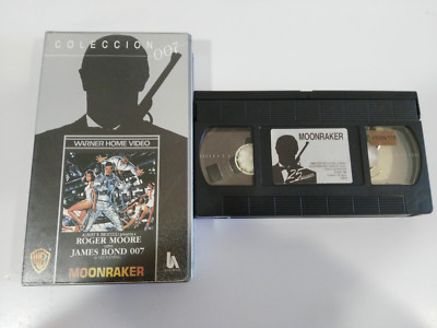 007 James Bond Moonraker Roger Moore VHS Kassette Tape, Spanisch