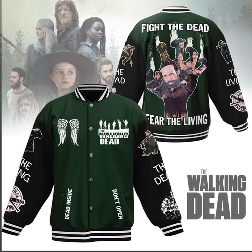 The Walking D New Bomber Baseball Jacket For Fan
