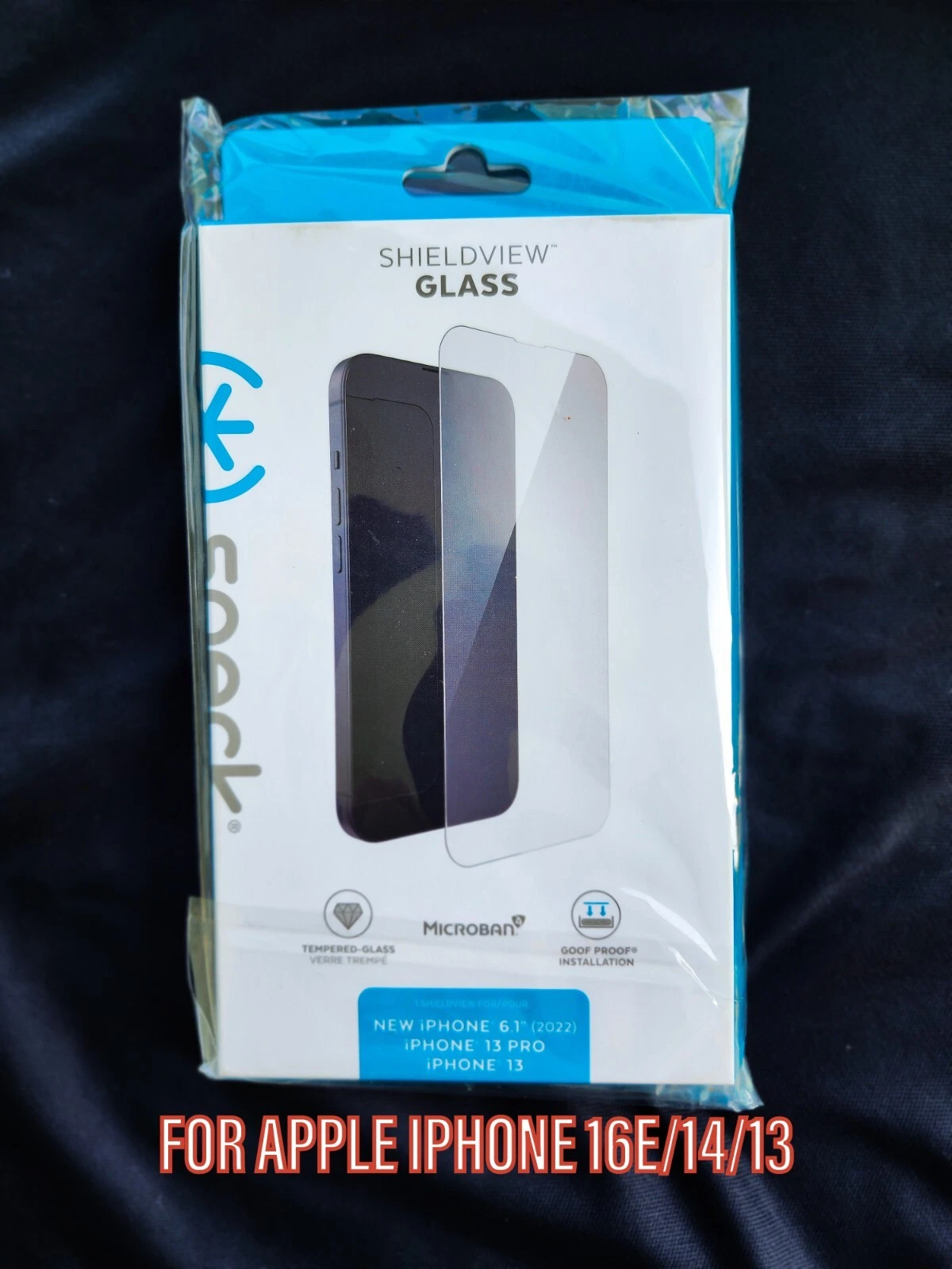 FOR APPLE IPHONE 16E SPECK SHILDVIEW TEMPERED GLASS