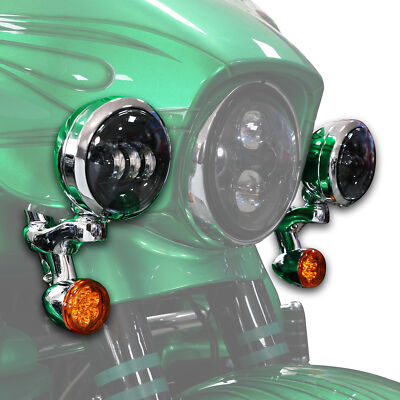 Promo Auxiliary Passing Light Harley Touring Fog Lamp Set Harley Touring Diskon 33% Di Seller