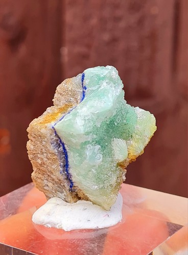 Lovely Natural Green,blue Aragonite Crystal From Afghanistan _15 GM - Picture 6 of 14