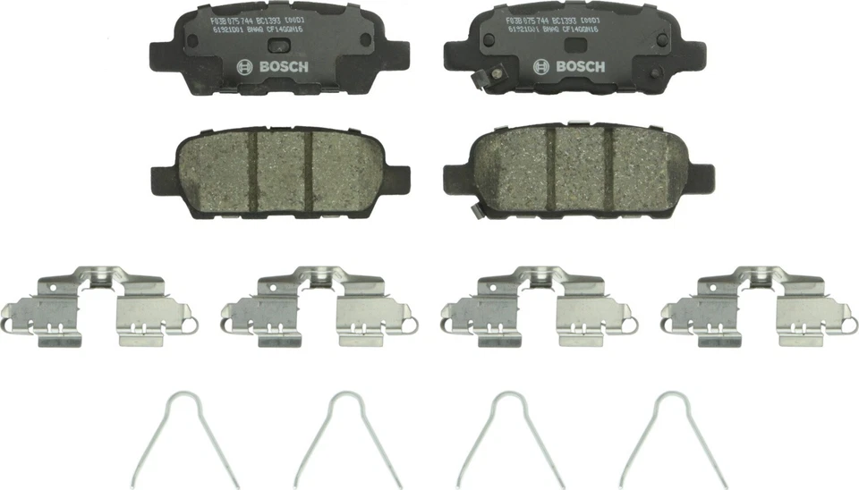 For 2013 INFINITI EX37 Bosch QuietCast Ceramic Brake Pads Rear Foto 3 de 4