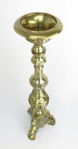 großer Kerzenständer Barockleuchter Altar Kirchenleuchter Kandelaber Candlestick - Bild 4 von 10