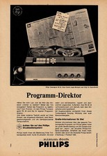 3w20822/ Alte Reklame von 1966 - ...nimm doch PHILIPS &ndash; Tonbandger&auml;t RK 25