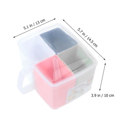 Clear Seasoning Rack Seasoning Box Kitchen Jars Seasoning Storage Condiment Box - Picture 8 of 12