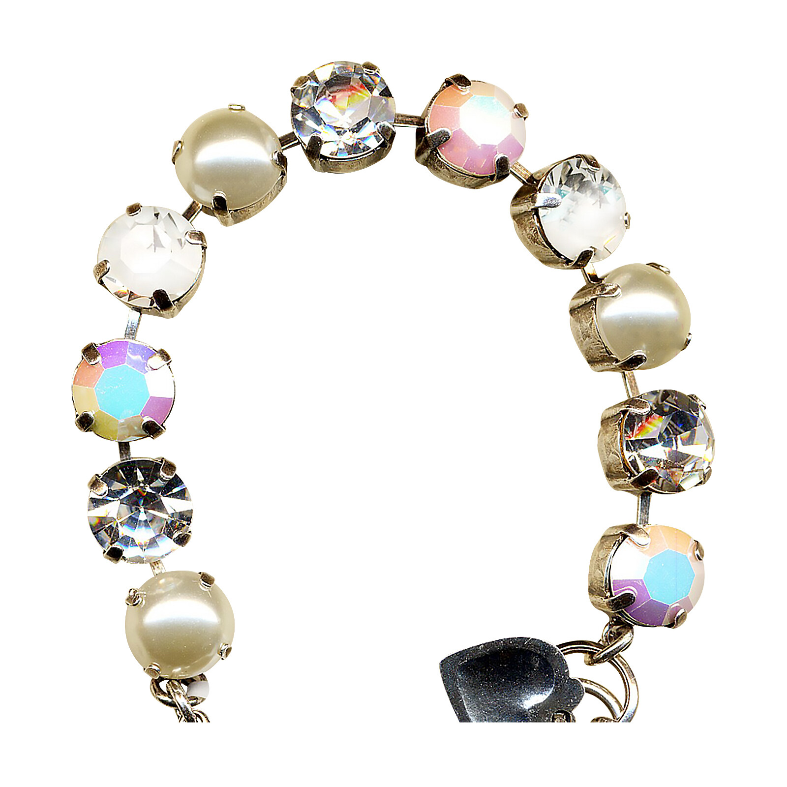 Timeless Pearl & Swarovski Crystal Bracelet by Mariana-image
