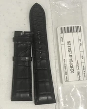 Authentic Jaeger LeCoultre Reverso 23.40 x 20mm Dark Brown Alligator Strap