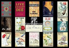 JAMES BOND SPY NOVELS AUTHOR IAN FLEMING SIGNED PRE-PRINT EXCLUSIVE A4 PRINT