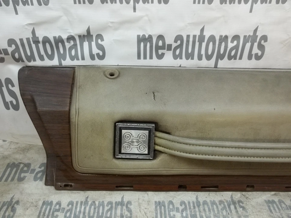 73-76 CADILLAC SEDAN DEVILLE OEM LADO IZQUIERDO DEL CONDUCTOR PUERTA SUPERIOR DELANTERA PANEL MOLDURA Foto 3 de 4