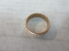 Men's Wedding Band , 14Kt. Gold , 3/4"X3/4" , Approx Size 11 1/2 , Weight 0.3 ou