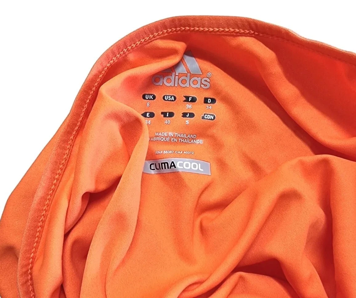 ADIDAS Adizero Climacool Singlet Womens Sport Top Orange Peach