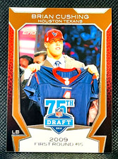 2010 Topps Football - BRIAN CUSHING  - 75th Anniversary NFL Draft Insert Card